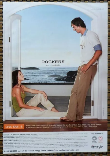 2007 MAGAZINE ADVERTISEMENT Clippings Print DOCKERS SAN FRANCISCO ...