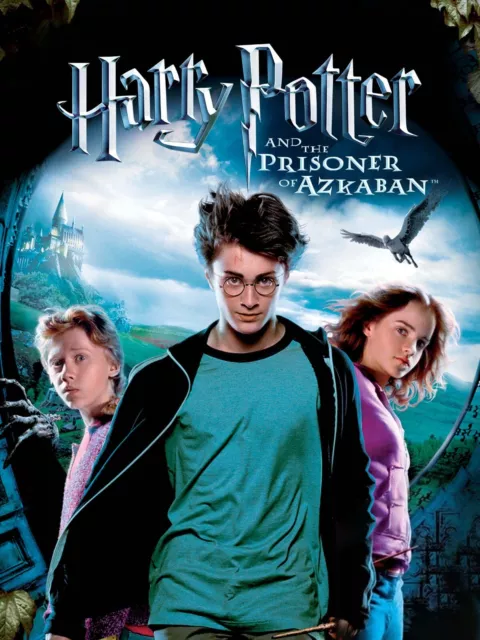 Harry Potter And The Prisoner Of Azkaban Movie Poster Premium Art Size A5-A1