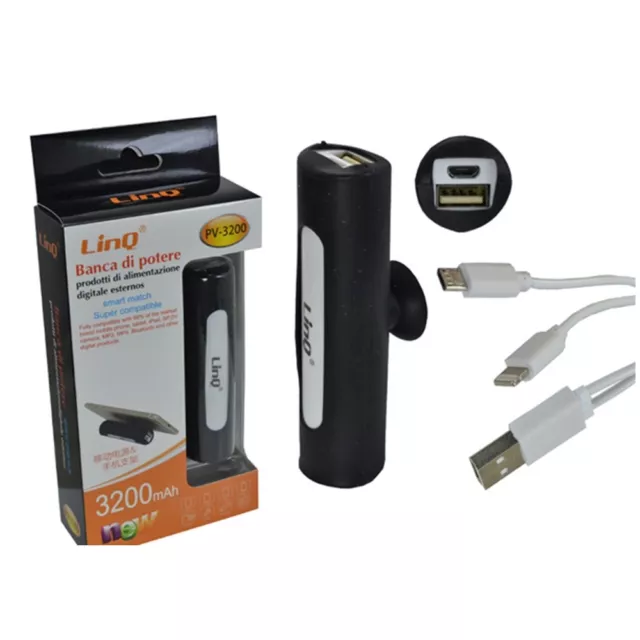 Batterie externe LINQ 3200mAh Apple Watch Port USB 2A