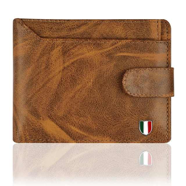 #Mens Wallet Genuine Leather Slim Wallets For Men W/ Money Clip RFID Card Holder