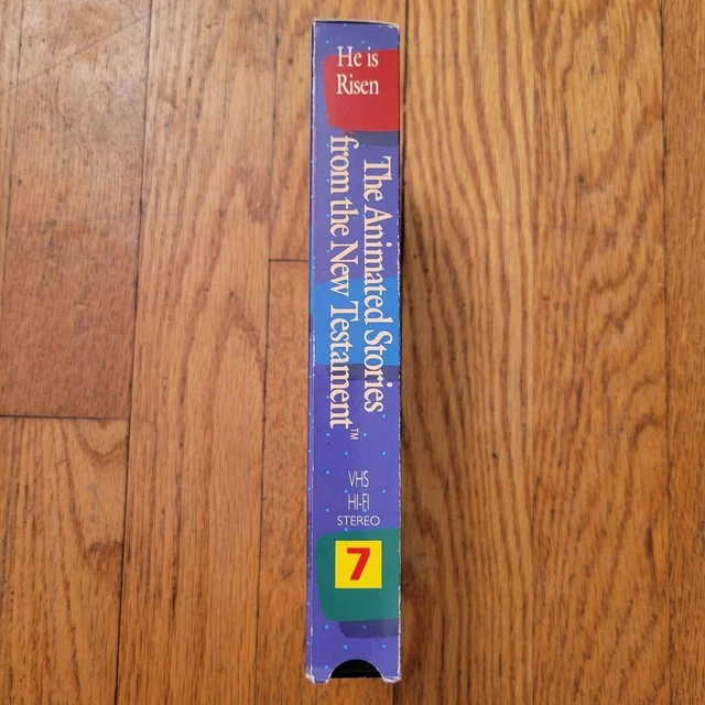 NEST VHS HE Is Risen Animated New Testament Bible Story Kids Bible ...