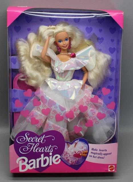 Barbie - Sweet Hearts Barbie Doll - #7902 1992 New In Box NRFB NIB Blonde Mattel