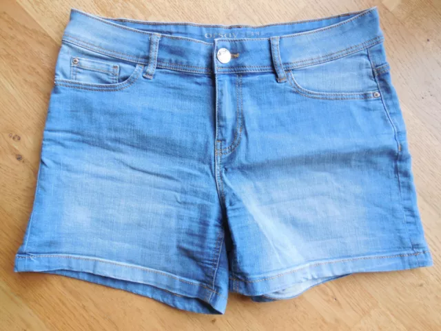 Jeans Hotpants Gr. 36 regular waist Denim kurz Orsay weiche Baumwolle mittelblau