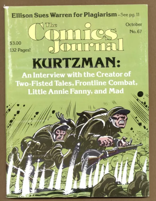 Comics Journal 67 VG Harvey Kurtzman cover + interview! 1981 Fantagraphics S688