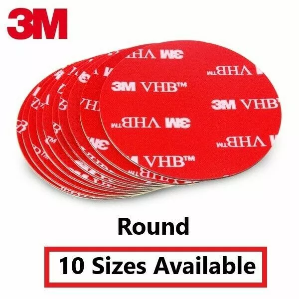 3M Double Sided Sticky Pads Roll Tape Strong Very High Bond Self Adhesive Tape 3