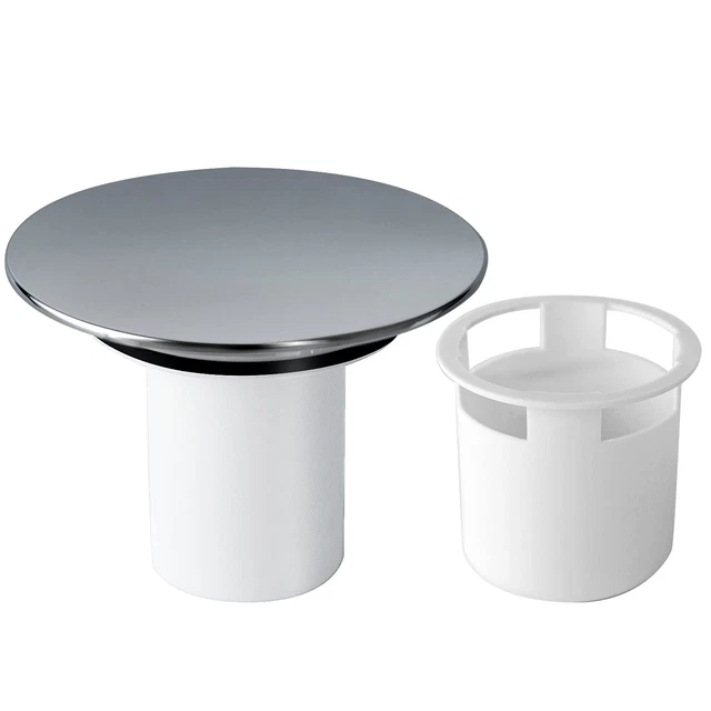 SHOWER WASTE DRAIN Cover Replacement Chrome Trap Cover for Shower