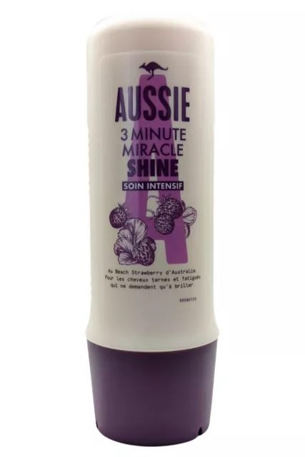 Aussie 3 Minutos Milagroso Brillo 250ml Soin Intensif Cuidado de Pelo