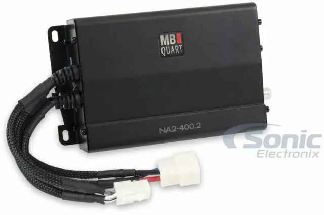 MB Quart NA2-400.2 NA2 Series 400W Class-D 2-Ohm 2-Channel Marine Amplifier