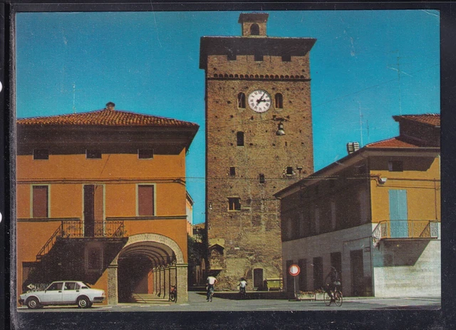 Cartolina Nonantola La Torre dell'Orologio HD501