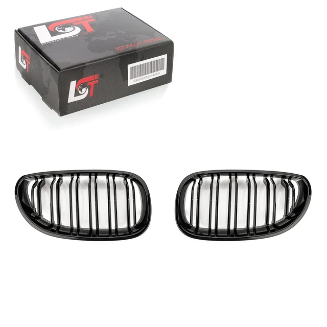 2 Bandes De Calandre Avant Bleues Pour BMW E60 F52 - PVC Haute Qualité - Installation Plug & Play