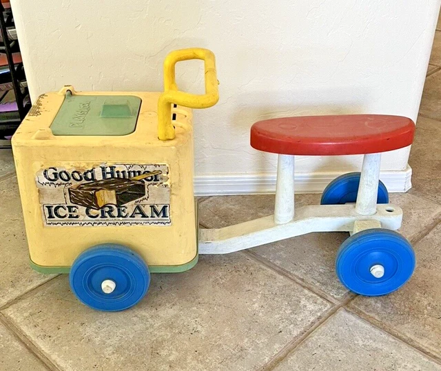 VINTAGE PLAYSKOOL KIDS Good Humor Ride On Ice Cream Truck ScooterFREE