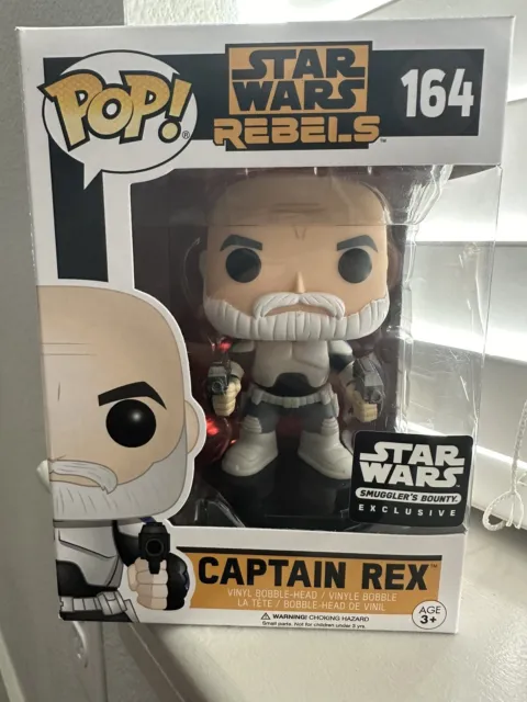 Star Wars Rebels Captain Rex #164 Funko Pop Smugglers Bounty Exclusive!