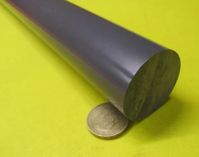 PVC Round Rod Grey, Type I, 1.625" (1 1/2") x 48" Length