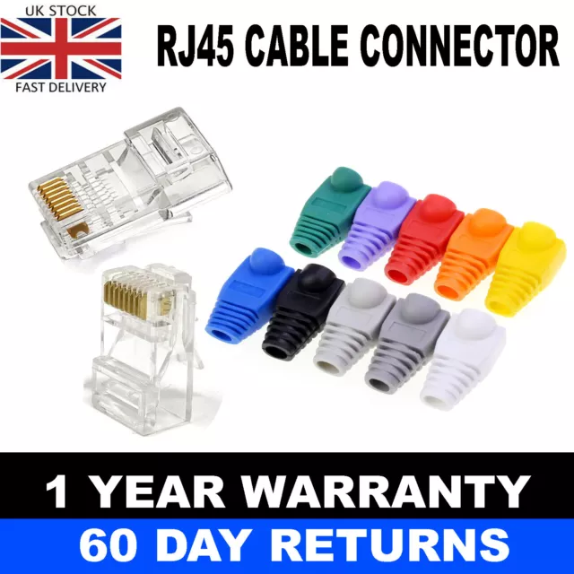 Ez Pass Through Rj45 Cat5/5E/6 Crimp End Plug Connector Network Cable Wholesale