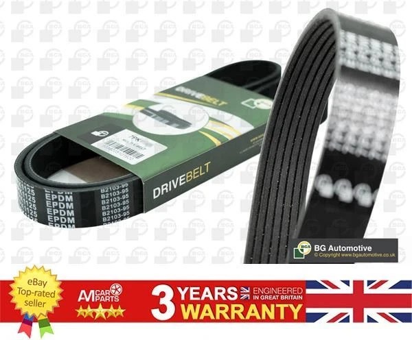 Alternator V-Ribbed Drive Belt 7PK3120 Fits / For Ford Transit 2 2 Tdci 2011 On