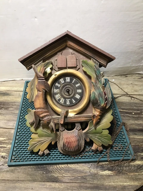 german Smeckenbecker cuckoo clock for parts or repair