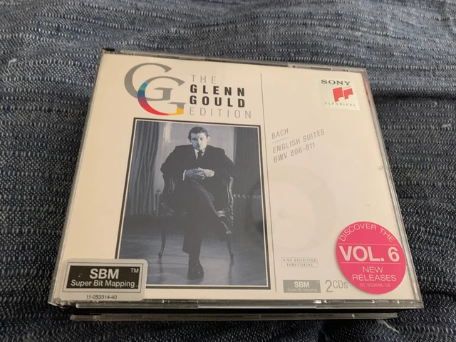 2 CD BOX Bach, Glenn Gould – English Suites BWV 806–811