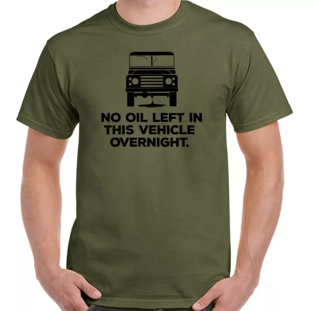 4x4 T-Shirt No Oil 90 120 Off Roading 4X4  Road SVX 140 Mens Funny