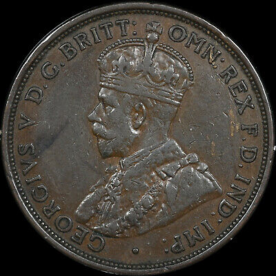 Australia 1912 H One Penny Vf+