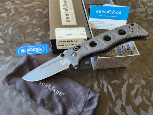 Benchmade 273GY-1 Mini Adamas® CPM-Cruwear Black G10 (Factory Sealed New Stock)
