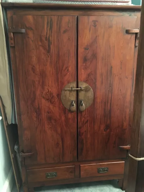 Lombok Style Indonesian Cupboard/wardrobe in Solid Teak