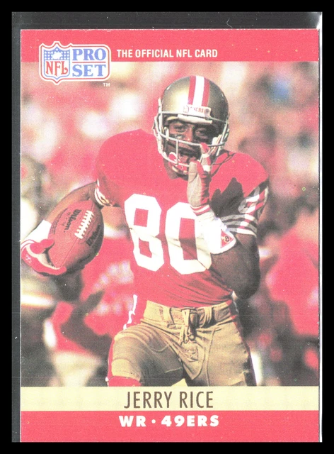 JERRY RICE 1990 Pro Set #295 49ers de San Francisco EUR 1,37 - PicClick FR