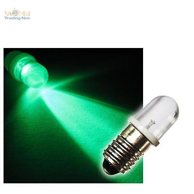 10 E10 LED-Lampen Schraubsockel WEISS 12V LEDs BIRNE Leuchtmittel E-10 12 Volt 