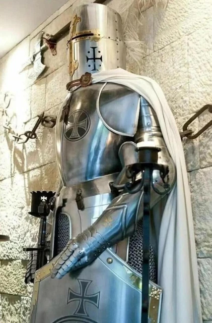 Armatura Del Cavaliere Del Dettaglio Guanti Di Un Cavaliere Effetto Di