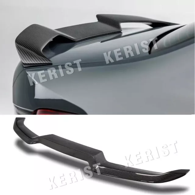 For BMW M4 G82 4 Series G22 coupe 2020-up Real Carbon Fiber  Trunk Lip Kit