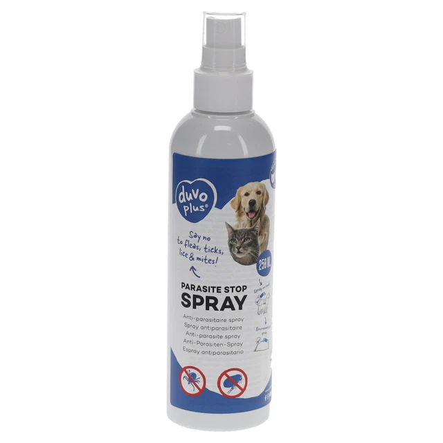 Duvo+ Spray Antiparassitario 250ml per Cani, prezzo consigliato 10,95 euro, nuovo