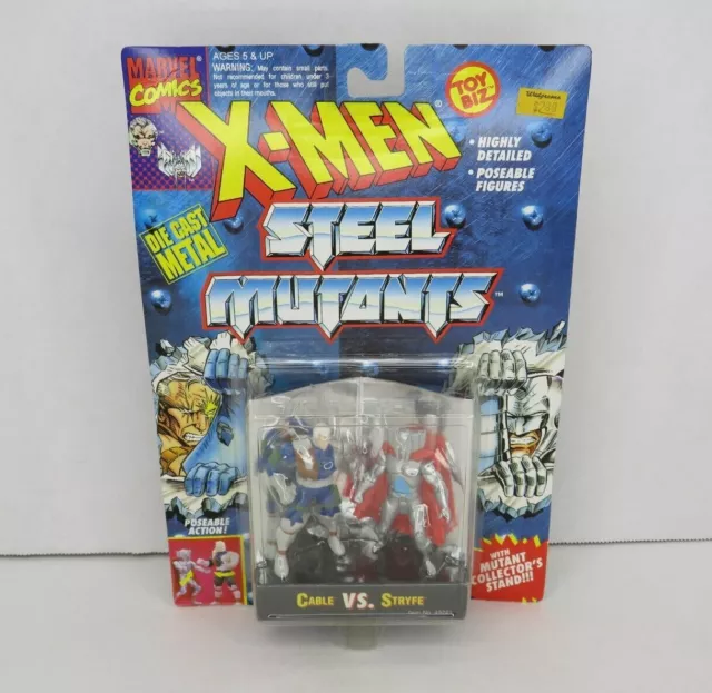 Cable vs.Stryfe X-Men Steel Mutants Toy Biz 1994 MOC