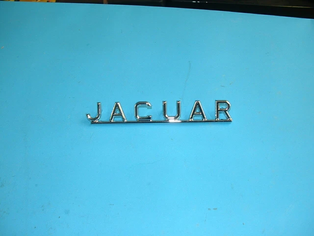 Jaguar E-Type Series 1 & 2 4.2 Chrome Boot Badge – BD26766