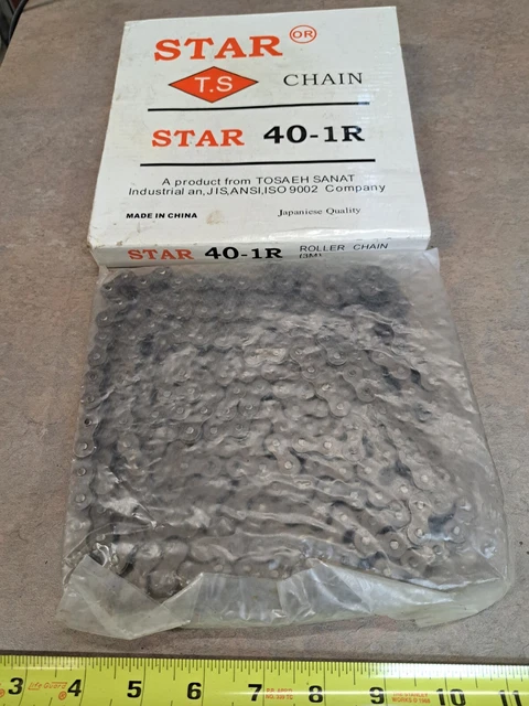 40-1R T. S. Chain 10 Feet (3 Meteres)  Tosaeh Sanat Free Shipping