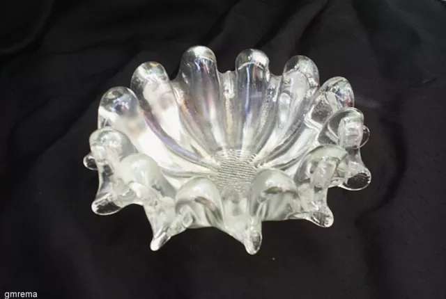 Murano  Schale Top Zustand  Iridato Bowl Entwurf  Ercole  Barovier  1930 -1950