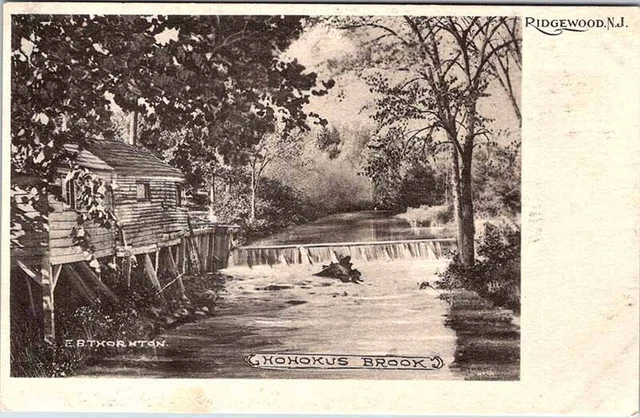Postcard HOUSE SCENE Ridgewood New Jersey NJ AN2179