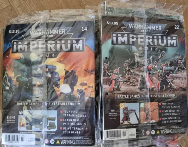 Games Workshop Warhammer: 40 Kill Imperium Bulk Lot, 15 Issues