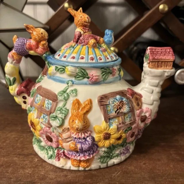 Keramik Teekanne Mit Sieb Kerze Heizung Basis Set Vintage
