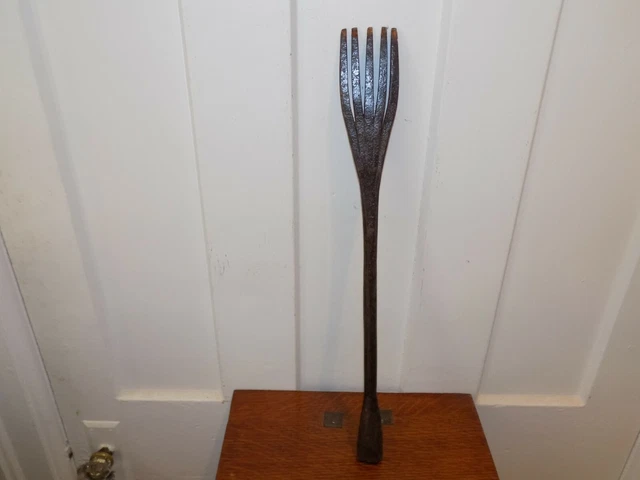 Vintage Forged Eel Trident Spear Head E Vintage Forged Eel Trident Spear Head E