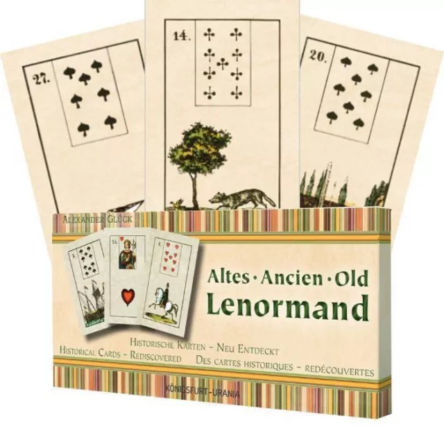 OLD LENORMAND Deck Karten Altes Ancien Historische Alexander Glück agm Neu