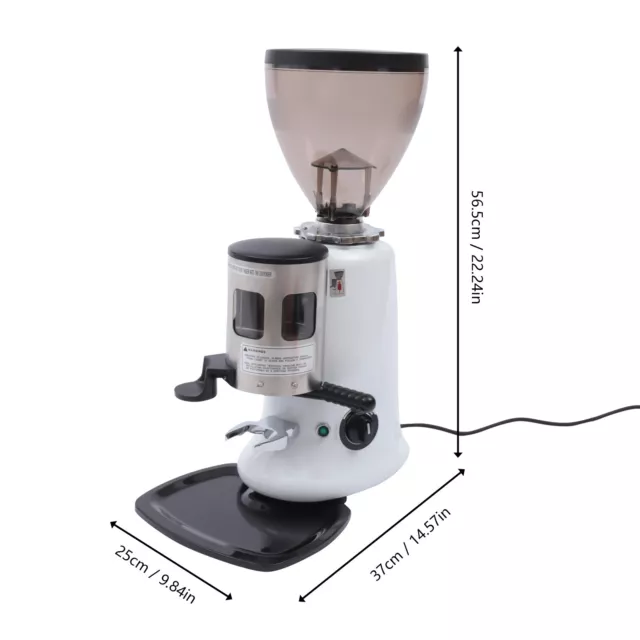 Commercial 1.2kg Coffee Grinder Hopper Capacity Espresso Bean Milling Machine