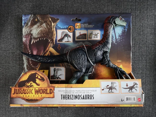 JURASSIC WORLD DOMINION Therizinosaurus Sound Slashing Dinosaur Figure ...