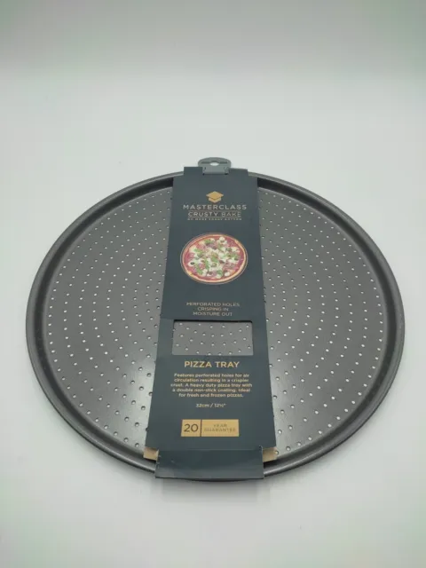 KitchenCraft MasterClass Pizzablech für Knusprig Gebackene Pizzen