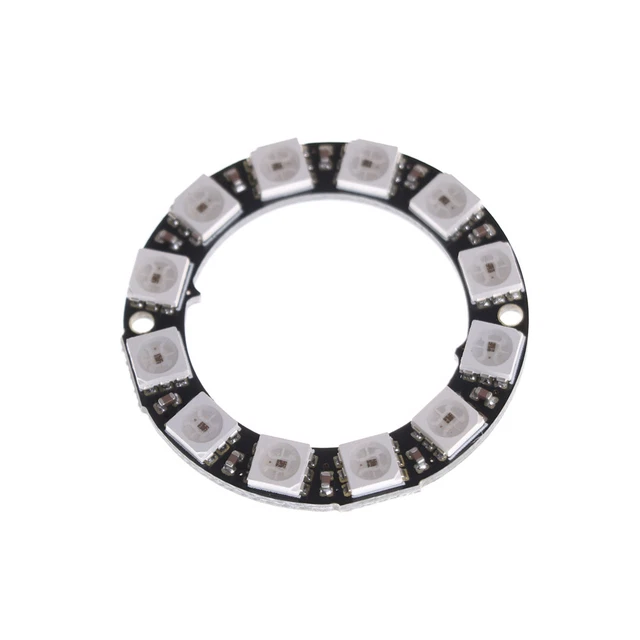 RGB LED Ring 12Bit WS2812 5050 RGB LED + Integrated Driver Module for arduinNSFY