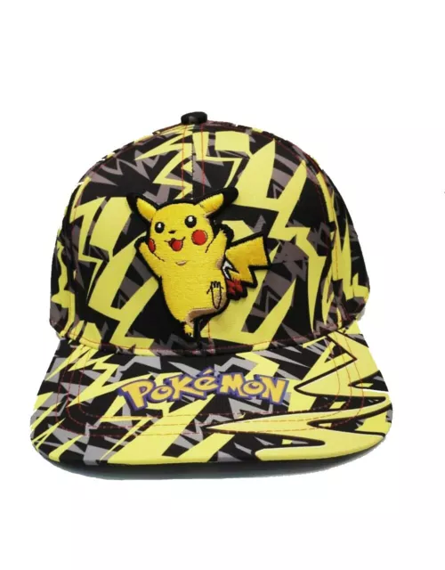 Pokemon Hat Cap Snapback Mens Boys Kids Gaming Pikachu Super Cartoon Anime AUS