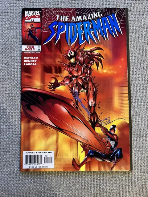 Amazing Spider-Man #431 Marvel Comics 1998 2nd App Cosmic Carnage MCU High grade