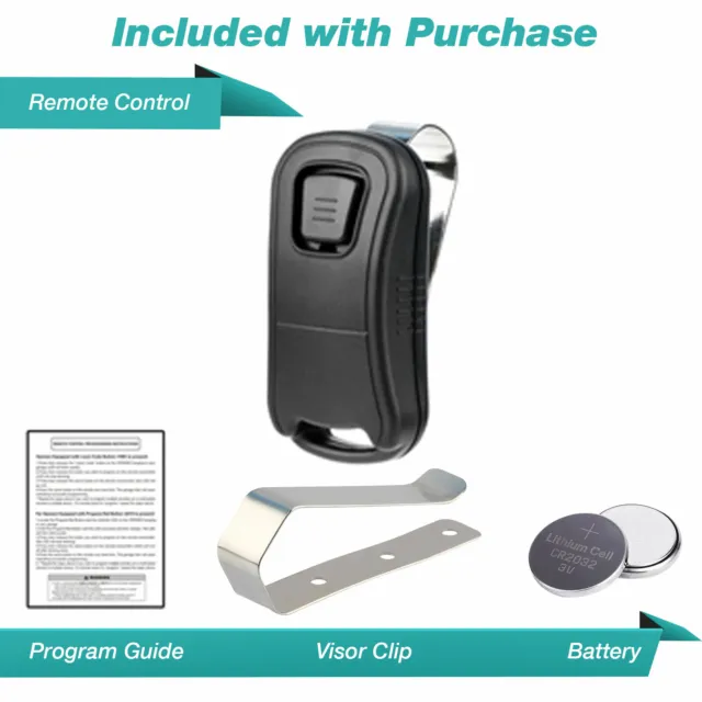 For Genie Intellicode G1T-BX 38501R Garage Door Opener Remote (1995-Current)