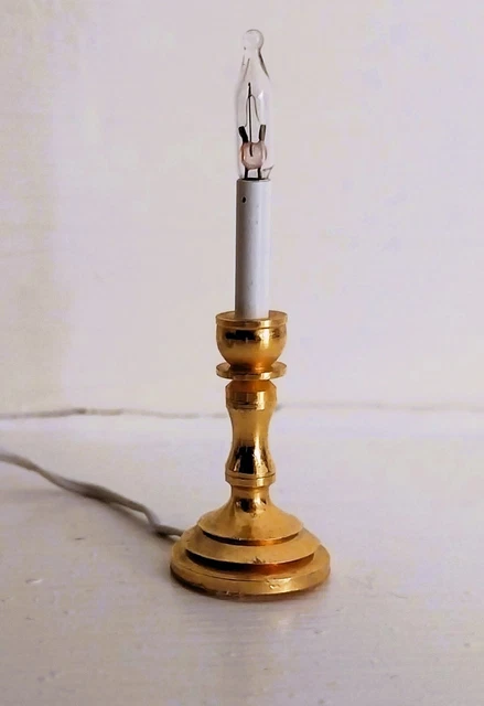 Dolls House Candle Light 1/12Th Scale