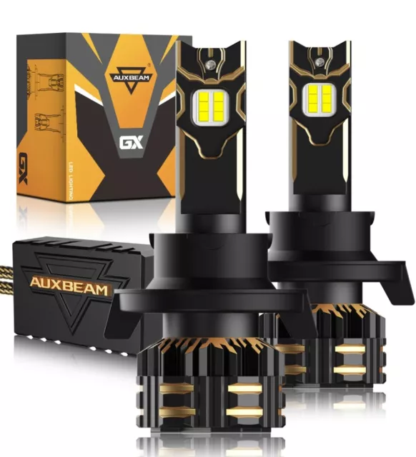 Kit de conversión de haz de alta velocidad AUXBEAM CANBUS H13 9008 LED blanco 6000K