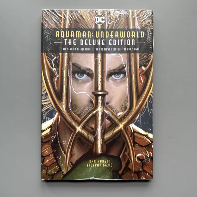 Aquaman Underworld Deluxe Edition Hardcover Abnett Sejic HC DC