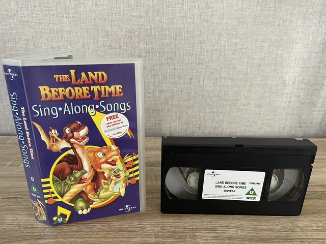 THE LAND BEFORE Time Sing-Along-Songs (1997) VHS Video Retro £11.99 ...